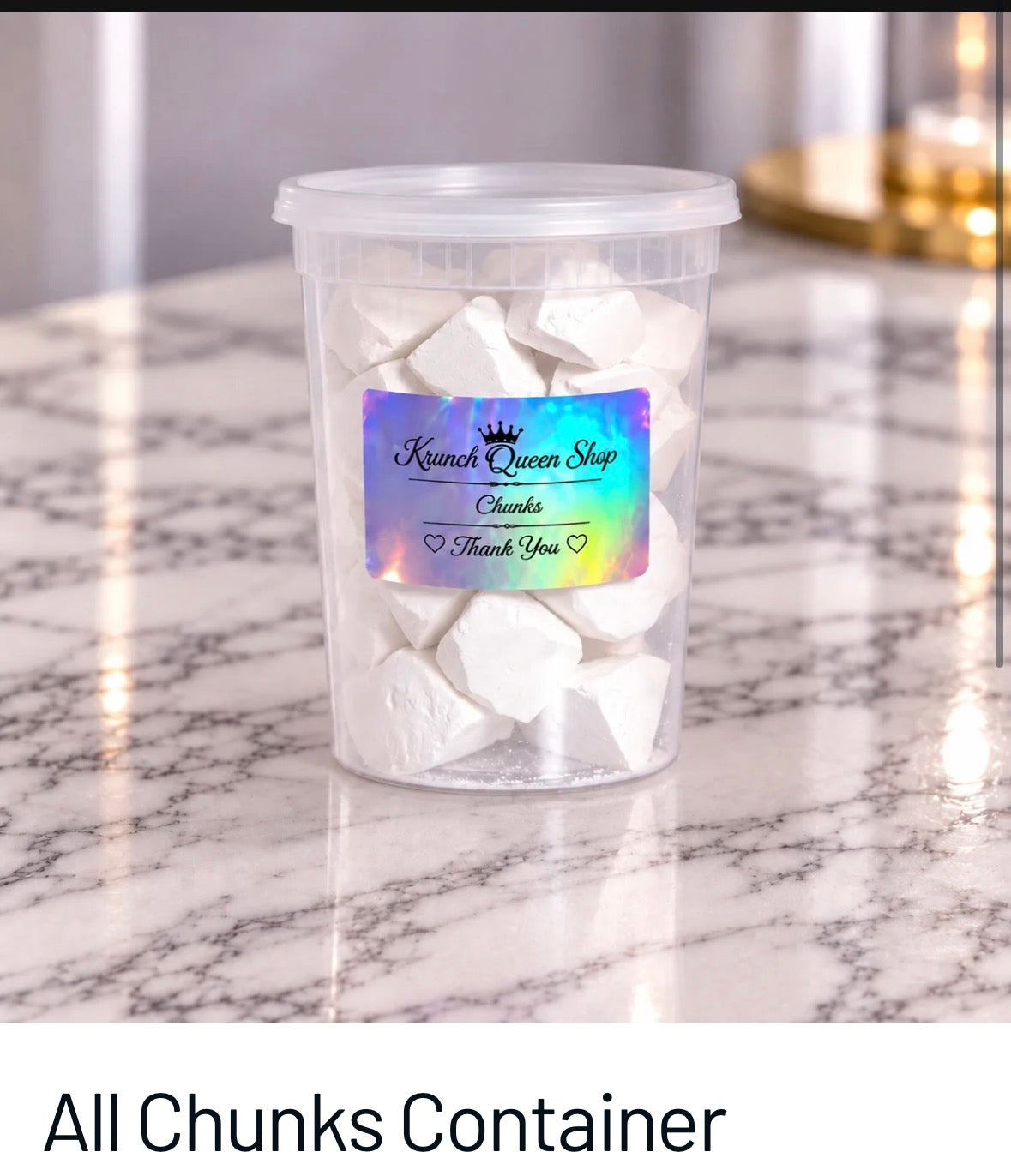 Fresh Scent Chunks Container (no cereal)